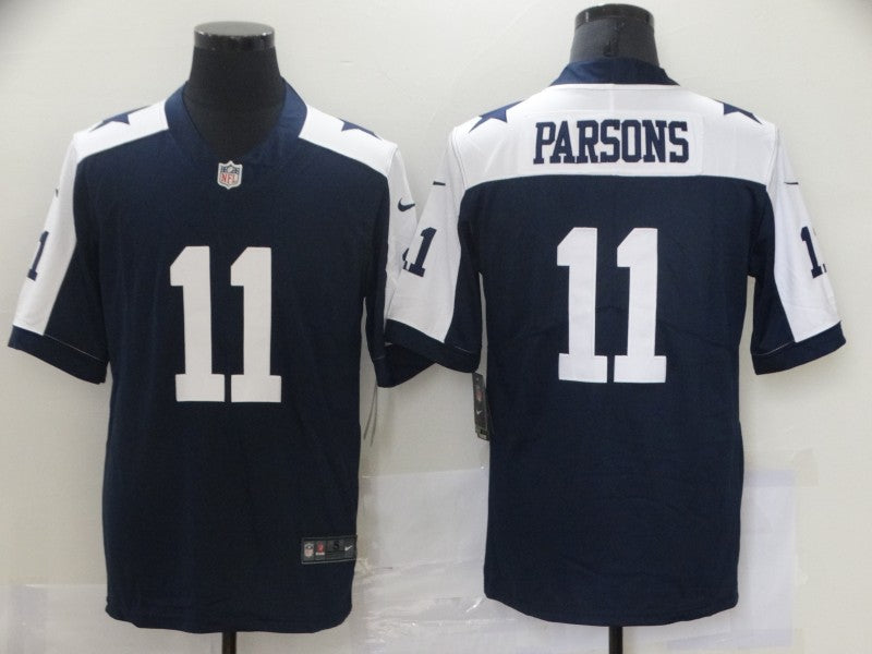 Men’s Dallas Cowboys Micah Parsons #11 Navy Alternate Jersey