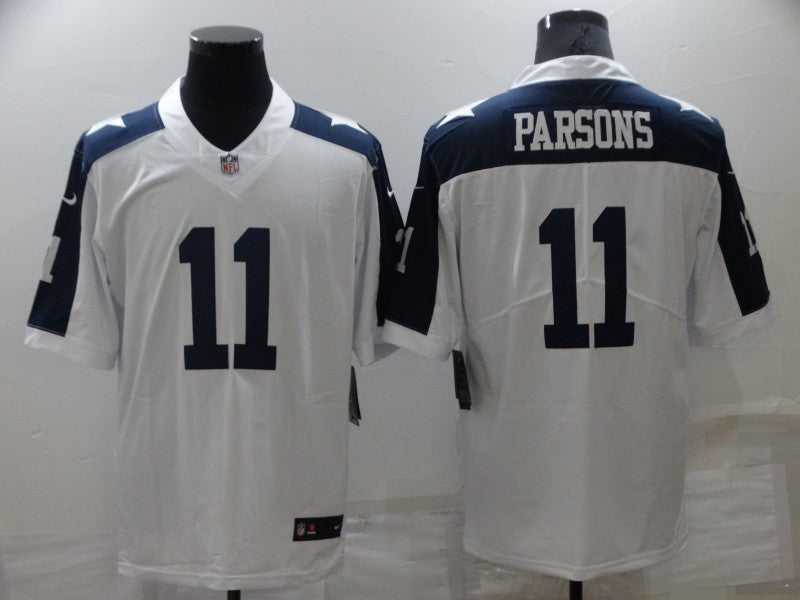 Men’s Dallas Cowboys Micah Parsons #11 White Jersey