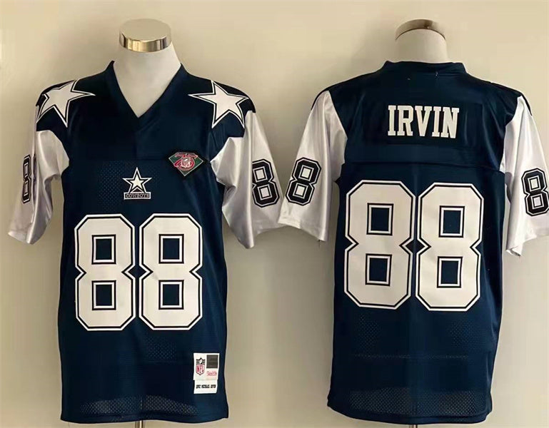 Men’s Dallas Cowboys Michael Irvin Mitchell & Ness Navy Legacy Jersey