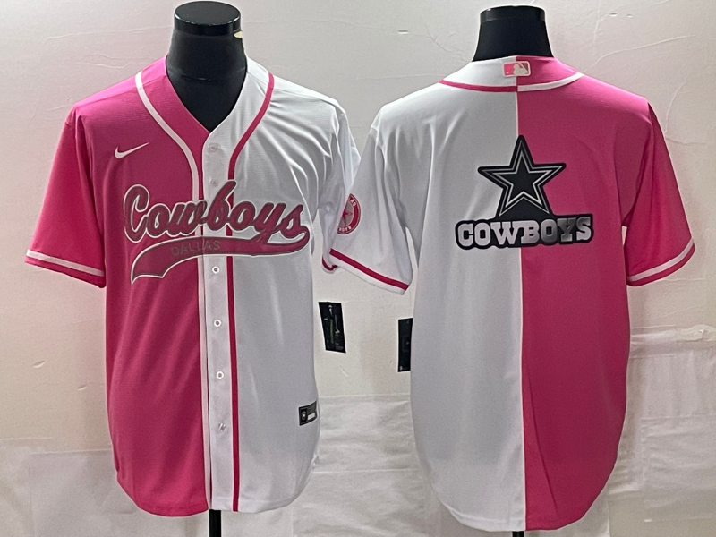 Men’s Dallas Cowboys Pink/White Jersey