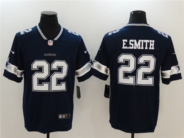Men’s Dallas Cowboys Retired Player #22 Emmitt Smith Nike Navy Team Color Untouchable Limited Jersey