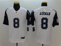 Men’s Dallas Cowboys Retired Player #8 Troy Aikman Nike White Color Rush Legend Player Jersey