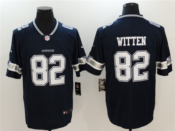 Men’s Dallas Cowboys Retired Player #82 Jason Witten Nike Navy Team Color Untouchable Limited Jersey