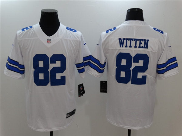 Men’s Dallas Cowboys Retired Player #82 Jason Witten Nike White Vapor Untouchable Limited Jersey