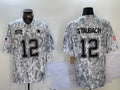 Men’s Dallas Cowboys Roger Staubach #12 Arctic Camo 2024 Salute to Service Retired Limited Jersey