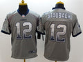 Men’s Dallas Cowboys Roger Staubach #12 Gray Jersey
