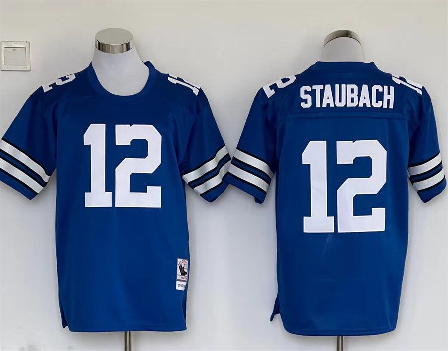 Men’s Dallas Cowboys Roger Staubach Mitchell & Ness Blue Legacy Jersey