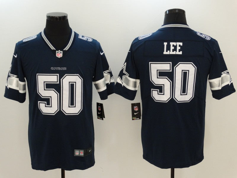 Men’s Dallas Cowboys Sean Lee #50 Navy Jersey