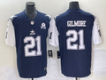 Men’s Dallas Cowboys Stephon Gilmore #21 Navy Jersey