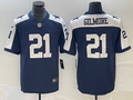 Men’s Dallas Cowboys Stephon Gilmore #21 Navy Jersey