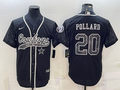 Men’s Dallas Cowboys Tony Pollard #20 Black RFLCTV Limited Jersey Joint Edition