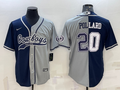 Men’s Dallas Cowboys Tony Pollard #20 Navy/Gray Jersey Joint Edition