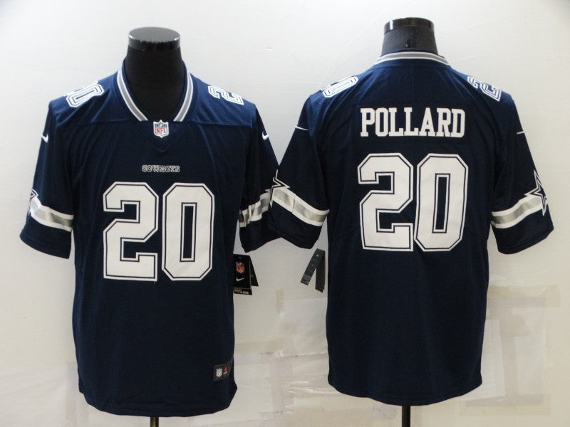 Men’s Dallas Cowboys Tony Pollard #20 Navy Jersey