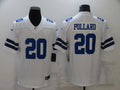 Men’s Dallas Cowboys Tony Pollard #20 White Jersey