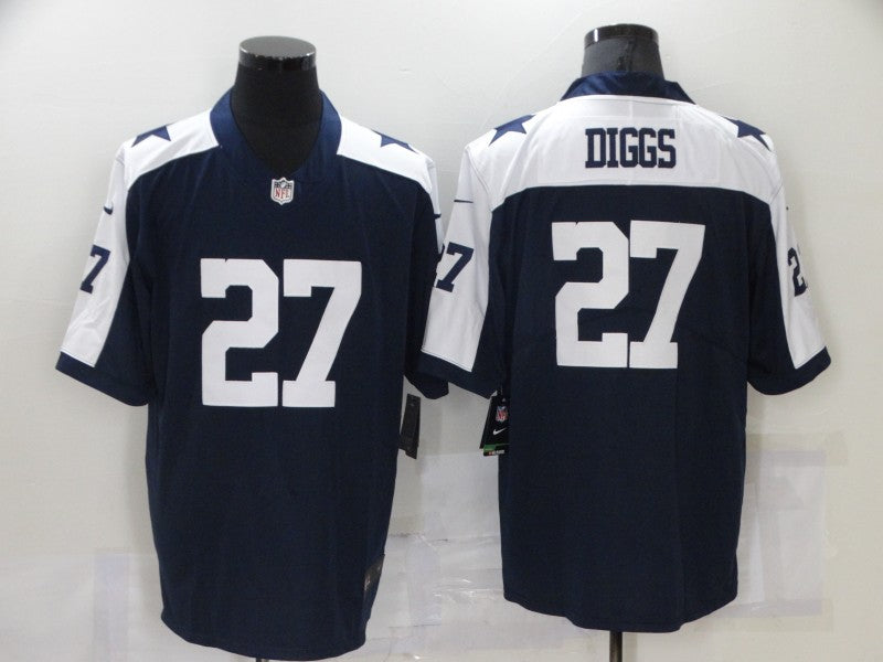 Men’s Dallas Cowboys Trevon Diggs #27 Navy Jersey
