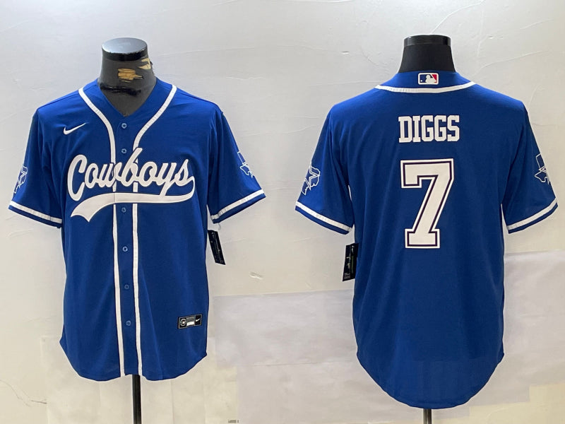 Men’s Dallas Cowboys Trevon Diggs #7 Royal Jersey