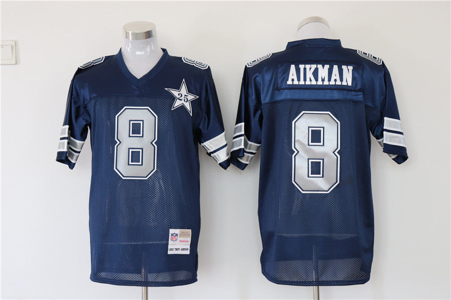 Men’s Dallas Cowboys Troy Aikman Mitchell & Ness Navy Legacy Jersey