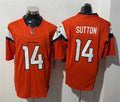 Mens Denver Broncos #14 Courtland Sutton Nike Orange Vapor F.U.S.E. Limited Player Jersey