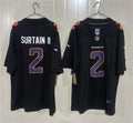 Mens Denver Broncos #2 Patrick Surtain II Nike Carbon Black Fashion Game Jersey