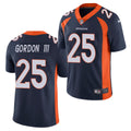 Men’s Denver Broncos #25 Melvin Gordon III  Navy Nike NFL Vapor Untouchable Limited Jersey