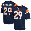 Mens Denver Broncos #29 Ja’Quan McMillian Nike Navy Alternate Vapor F.U.S.E. Limited Player Jersey