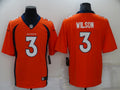 Men’s Denver Broncos #3 Russell Wilson Nike Orange Vapor Untouchable Limited Jersey