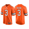 Men’s Denver Broncos #3 Russell Wilson Orange Nike NFL Vapor Untouchable Color Rush Limited Player Jersey