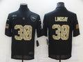 Men’s Denver Broncos #30 Phillip Lindsay Black Jersey