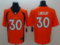 Men’s Denver Broncos #30 Phillip Lindsay Orange Nike NFL Vapor Untouchable Limited Jersey