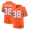 Mens Denver Broncos #38 Jaleel McLaughlin Nike Mile High Collection 1977 Throwback F.U.S.E. Limited Jersey – Orange