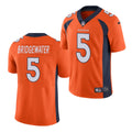 Men’s Denver Broncos #5 Teddy Bridgewater Orange Nike NFL Vapor Untouchable Limited Jersey
