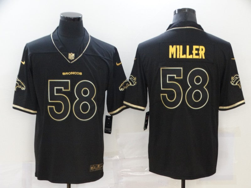 Men’s Denver Broncos #58 Von Miller Black Jersey