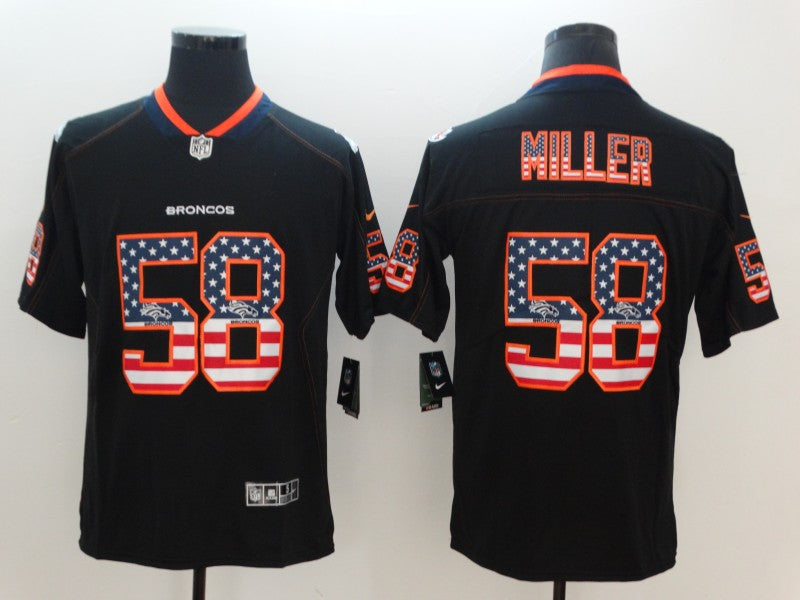Men’s Denver Broncos #58 Von Miller Black Jersey