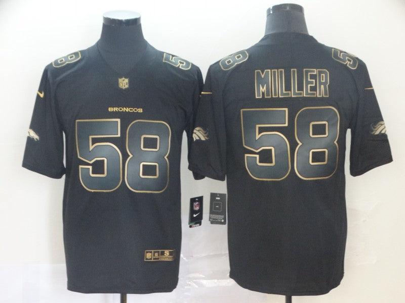 Men’s Denver Broncos #58 Von Miller Black Jersey