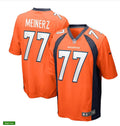 Mens Denver Broncos #77 Quinn Meinerz Nike Orange Vapor Untouchable Limited Jersey