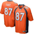 Men’s Denver Broncos #87 Noah Fant Orange Nike NFL Vapor Untouchable Limited Jersey