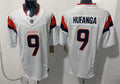 Mens Denver Broncos #9 Talanoa Hufanga Nike White Vapor F.U.S.E. Limited Player Jersey