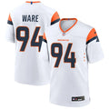 Men’s Denver Broncos #94 DeMarcus Ware Nike White Vapor F.U.S.E. Limited Jersey