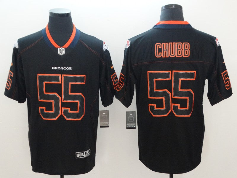 Men’s Denver Broncos Bradley Chubb #55 Black Jersey