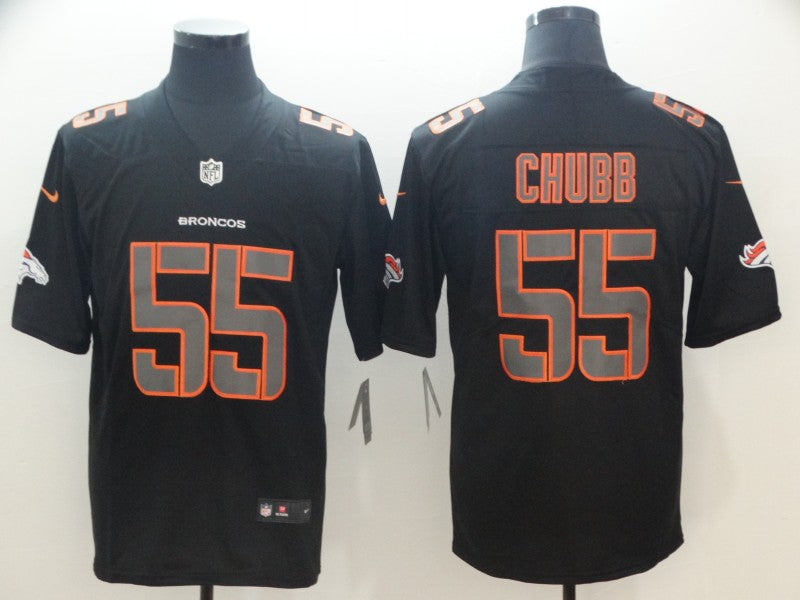 Men’s Denver Broncos Bradley Chubb #55 Black Jersey