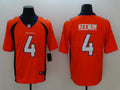 Men’s Denver Broncos Case Keenum #4 Orange Jersey