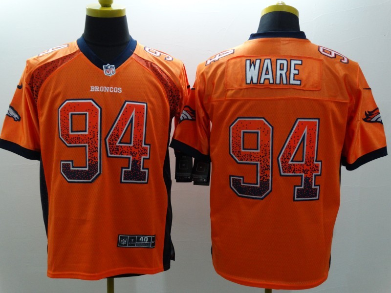 Men’s Denver Broncos DeMarcus Ware #94 Orange Jersey