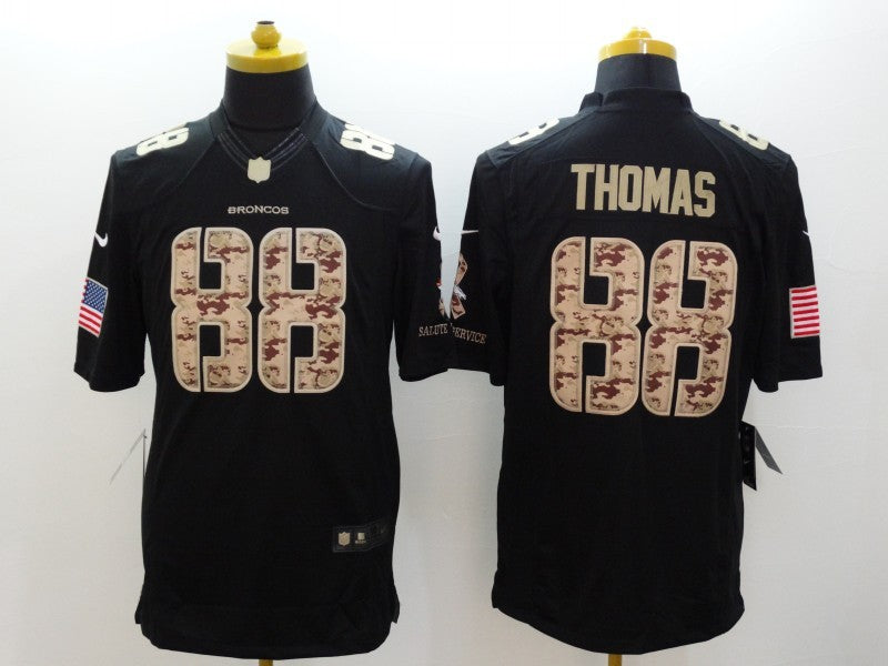 Men’s Denver Broncos Demaryius Thomas #88 Black Jersey