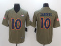 Men’s Denver Broncos Emmanuel Sanders #10 Brown Jersey