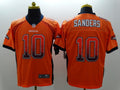 Men’s Denver Broncos Emmanuel Sanders #10 Orange Jersey