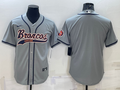 Men’s Denver Broncos Gray Blank Jersey