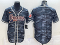 Men’s Denver Broncos Grey Camouflage Blank Jersey