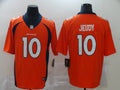 Men’s Denver Broncos Jerry Jeudy #10 Orange Jersey
