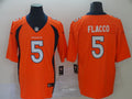 Men’s Denver Broncos Joe Flacco #5 Orange Jersey