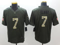 Men’s Denver Broncos John Elway #7 Army Green Jersey